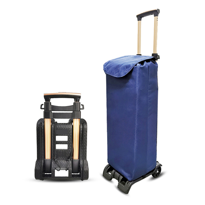 Baoyu Folding Grocery Rolling Trolley Folding Trolley with Detachable Waterproof Shopping Bag