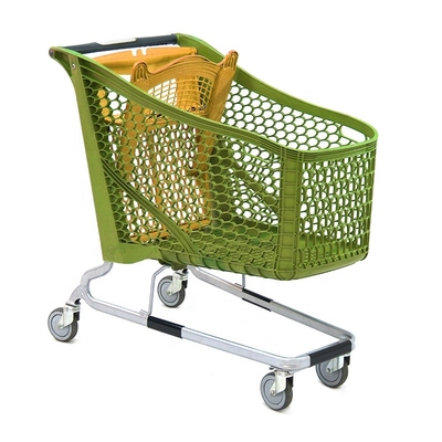 Unfolding Professional Design Shopping Trolley With Wheels